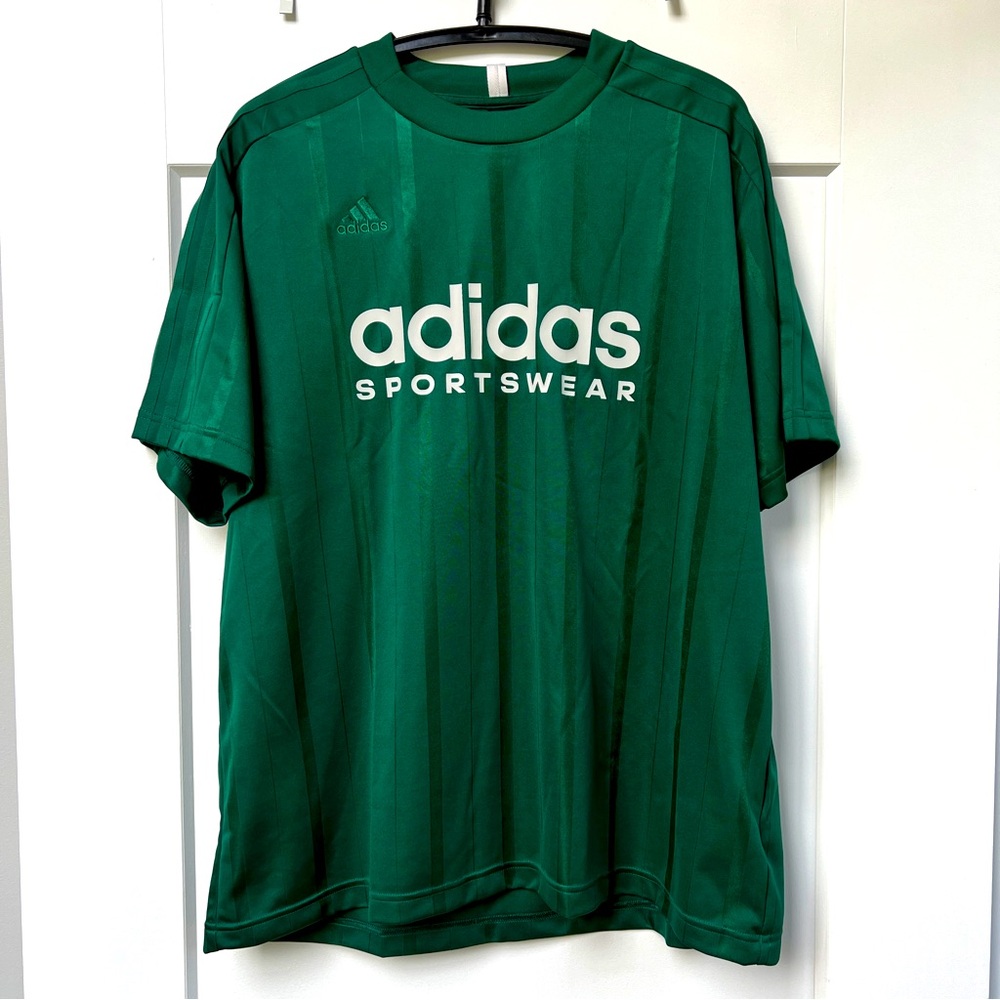 Adidas Sportswear Casual Jersey (Green, Large)